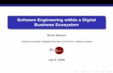 Software Engineering within a Digital Business Ecosystemtheistra/etc/news/files_news/marcon06... · Software Engineering within a Digital Business Ecosystem ... 1 Natural language