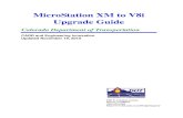 MicroStation XM to V8i Upgrade Guide - index html — 4 Colorado Department of Transportation MicroStation XM to V8i Upgrade Guide Document Conventions There are several conventions