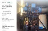 Low temperature power generation (LTPG) - NZ …nzgeothermal.org.nz/NZGeothermal/wp-content/uploads/2016/11/Habib... · Low temperature power generation (LTPG) ... NZ turbo-generator