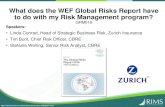What does the WEF Global Risks Report have to do with … Handouts/RIMS 16/GRM016/GRM016 2016...What does the WEF Global Risks Report have to do with my Risk Management program? GRM016
