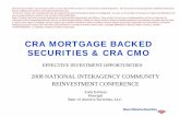 CRA MORTGAGE BACKED SECURITIES & CRA CMO · BAS and its affiliates comprise a full service securities firm and commercial bank engaged in securities trading ... banks. BAS is a broker