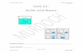 Unit 11: Acids & Bases-Lecture Regents Chemistry … 11: Acids & Bases-Lecture Regents Chemistry ’14-‘15 Mr. Murdoch Page 4 of 55 Website upload Lecture notes 16. Neutralization: