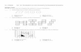 Gr. 9 Math 8.5 - 8.7 Worksheet on Line Symmetry ... · Gr. 9 Math 8.5 - 8.7 Worksheet on Line Symmetry & Rotational Symmetry Multiple Choice Identify the choice that best completes