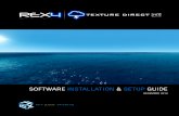 SOFTWARE INSTALLATION & SETUP GUIDE - FS … Texture Direct Install Guide.pdf · SOFTWARE INSTALLATION & SETUP GUIDE ... REX4 TEXTRE DIRECT ISTAATIO GIDE PAGE 2 ... information is