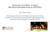 Research Activities in Rock Mechanics/Engineering at …€¦ · UTRE Phase II Research Activities in Rock Mechanics/Engineering at CEE/NTU A/P Zhao Zhiye Nanyang Centre for Underground