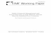 Public Financial Management and Fiscal Outcomes in … · WP/08/217 Public Financial Management and Fiscal Outcomes in Sub-Saharan African Heavily-Indebted Poor Countries Tej Prakash