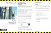 Mobile Towers - 3T Method INTRODUCTION SAFE USE · Mobile Towers - 3T Method ... Ideal for maintenance and installation work or short-term access, the highly versatile towers provide
