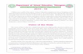 Vision of the State - scert telangana · Vision of the State ... they can be conducted with prior permission from DEO.) ... Secunderabad twicit.ies and in Rangareddy district has