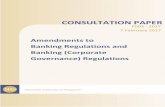 Amendments to Banking Regulations and Banking (Corporate .../media/MAS/News and Publications/Consultation... · consultation paper on amendments to banking regulations and banking