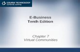 E-Business Tenth Edition - EMU Academic Staff Directory Models for Social Networking Sites •Late 1990s –Revenue created by selling advertising •Used by virtual communities, search