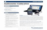 Audiometer Calibration - Dalimar · Applications Portable, Rugged and Accurate Larson Davis audiometer calibration systems combine the power and versatility of the System 824 real