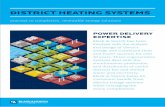 DISTRICT HEATING SYSTEMS - Black & Veatch · The sites included a range of biomass heat projects from small heat systems, biomass district heating systems, combined cooling heat and