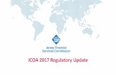 JCOA 2017 Regulatory Update - Jersey Financial Services ... · JCOA 2017 Regulatory Update . JCOA 2017 ... COBO (template available on the ... PowerPoint Presentation Author: Jenna
