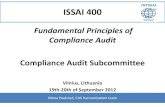 ISSAI 400 - psc-intosai.orgpsc-intosai.org/.../BA/87/53/87/FD427510C0EA0E65CA5818A8/issai_400.pdfISSAI 400 Fundamental Principles of Compliance Audit . Compliance Audit Subcommittee