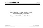 MKS Type 1179A and 2179A Mass-Flo Controller and Type … · MKS Type 1179A and 2179A Mass-Flo® Controller and Type 179A Mass-Flo Meter Six Shattuck Road ... Mounting a Type 1179