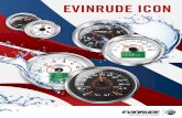 EVINRUDE ICONshop.evinrude.com/media/document/icon_gauge... · EVINRUDE ICON GAUGES. ... fuel level, battery volts, engine trim, engine temperature and oil tank level. • Engine