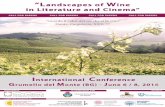 CALL FOR PAPERS - ANUAC Magazine), ... From Renzo’s vineyard in I promessi sposi to Mario Soldati’s explorations of Vino al vino ... CALL FOR PAPERS