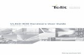 UL865-N3G Hardware User Guide - sensorexpert.com.cn · AT Commands Reference Guide 80378ST10091A Telit EVK2 ... UL865-N3G Hardware User Guide 1VV0301114 Rev 2 ... 12 SIMIO I/O External