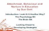 Something Has To Change - Hendon Brook Short Stay School Powerpoint... · What is Attachment Theory? ... Mid/mammalian brain = early ... Rising levels of glucose in blood, heart &