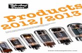 3 Products - Musicdatadata.musicdata.cz/TAD_Katalog_2012_Tube_Amp_Doctor.pdf · 3 Products . ponents. 2 TAD – Products 2012 /2013 ... Polytone, Sprague, Soldano, Trace Elliot, Electro