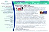 THE 4 PILLARS OF Alzheimer’s Preventionalzheimersprevention.org/News/ARPF_Newsletter_Q1_2016.pdfdiscussed in our 4 Pillars of Alzheimer ... fund-raising; and mentoring and coaching