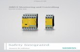 SIRIUS Monitoring and Controlling - Siemens for industry. Safety Integrated SIRIUS Monitoring and Controlling Overview of safety relays SIRIUS_Sicherheitsschaltgeraete_eng.indd 1 17.06.2008