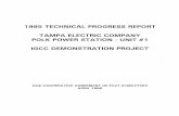 1995 TECHNICAL PROGRESS REPORT TAMPA ELECTRIC COMPANY … Library/Research/Coal/CCTC... · 1995 TECHNICAL PROGRESS REPORT TAMPA ELECTRIC COMPANY POLK POWER STATION ... steam turbine