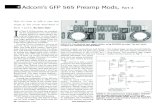 Adcom’s GFP 565 Preamp Mods, Part 3 - Walt Jungwaltjung.org/PDFs/GFP565_Pt3_Galo_AX_0104.pdf · Adcom’s GFP 565 Preamp Mods, Part 3 40 audioXpress 1/04 (Remove for OPA2604AP -