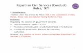 Rajasthan Civil Services (Conduct) Rules,1971 Rules.pdfRajasthan Civil Services (Conduct) Rules ... Class IV service Upto Rs. 200 Upto Rs. 100 Upto Rs. 50 ... consideration for the