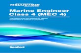 Marine Engineer Class 4 (MEC 4) - guidelines for applicants · Marine Engineer Class 4 – Guidance for certificate of competency Page 2 of 20 1. Overview Marine Engineer Class 4