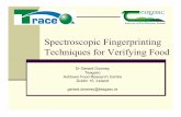 Spectroscopic Fingerprinting Techniques for …jifsan.umd.edu/docs/csl10/section2/DowneyGerry-Spectroscopic...Unlike conventional chemistry, ... Class-modelling techniques Suitable