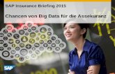 Chancen von Big Data für die Assekuranz - SAP CH Events · Chancen von Big Data für die Assekuranz ... -Best practice all-in-one Lösung (BAiO) ... Simple Finance -HANA basierter