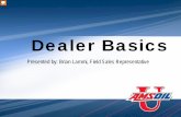 Dealer Basics - syntheticwarehouse.com Tech Group/Dealer... · Ordering Product • Corporate Support ... The retail catalog is an excellent tool to advertise their business and the