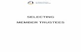 SELECTING MEMBER TRUSTEES - The Pensions Authority · Selecting Member Trustees ... An Overview of the Procedures 19 ... The Pensions Authority maintains a register of trustee training