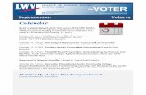 Calendar - lwvaustin.org · Calendar. Sunday, September 24, 2017,1:30 ... we aim to understand and educate others on voter photo ID issues, including obstacles to obtaining one, and