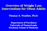 Overview of Weight Loss Interventions for Obese Adults/media/Files/Activity Files/Disease... · Overview of Weight Loss Interventions for Obese Adults ... • Reduce energy intake