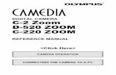 C-2 Zoom D-520 Zoom C-220 Zoom Reference Manual … camera c-2 zoom d-520 zoom c-220 zoom reference manual  connecting the camera to a pc camera operation