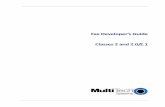 Fax Developer’s Guide - multitech.com documents can be purchased ... responses given to and returned from the transmitting and ... Inc. Fax Class 2 Developer's Guide 7 1.3 Modes