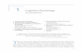 Cognitive Psychology - Pearson · Chapter 1 † Cognitive Psychology 3 not be surprising that cognitive psychology is relevant to so many other fields. After all, what human activity