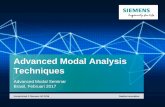 Advanced Modal Analysis Techniques - Siemens … Modal Analysis Techniques Advanced Modal Seminar ... Business jet, wing-vane in-flight ... •Unknown input is assumed to be stationary