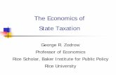 The Economics of State Taxation - chicagofed.org/media/others/events/2007/future-state... · The Economics of State Taxation ... at federal tax reform ... Immobile local factors –