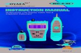 Your excellent helper in cable test! INSTRUCTION MANUAL ·  · 2014-09-11Dynamically calibrate cable length and make length measurement ... Cable Tester 1.wiremap 2.pair&length 3.coax/tel