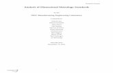 Analysis of Dimensional Metrology Standards - GPO · Analysis of Dimensional Metrology Standards ... inspection, metrology, NIST, numerical control, ... 3.2.2 Computer-Aided Design