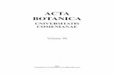 ACTA BOTANICA - uniba.sk Acta Botanica, Révová 39, ... Synthetic preparation of these compounds complements their insufficiency which is being limited by natural sources.
