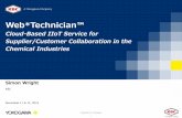 Cloud-Based IIoT Service for Supplier/Customer ... Study . Leading global ... – Customer behavior driving commoditization / consolidation ... – Decisions on Water Treatment supplier