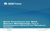 Best Practices for Web Server Monitoringweb.swcdn.net/creative/pdf/techtips/1310_SAM_Windows_Server... · Best Practices for Web Server Monitoring: Top 4 Performance Metrics for Windows