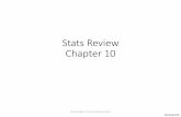 Stats Review Chapter 10 - St. Cloud Technical and ... Chapter 10.pdfStats Review Chapter 10 Revised 8/16 Mary Stangler Center for Academic Success