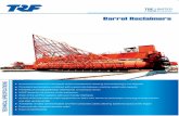 Travelling Wagon Loaders Barrel Reclaimers Reclaimers.pdfThe Barrel Reclaimers are used extensively in stockyards and are ideal for having proper blending of raw materials for using