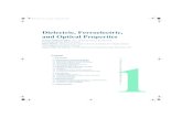 Dielectric, Ferroelectric, and Optical Properties - Wiley · PDF fileDielectric, Ferroelectric, and Optical Properties 35 1 Dielectric, Ferroelectric, and Optical Properties 1 Introduction