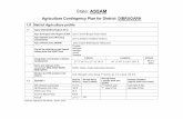 State: ASSAM - Home | Department of Agriculture ...agricoop.nic.in/sites/default/files/Assam10-Dibrugarh-5.6.2012.pdf · State: ASSAM Agriculture Contingency Plan for District : DIBRUGARH